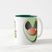 Alien-MOK Tweekleurige Koffiemok (Voorkant rechts)
