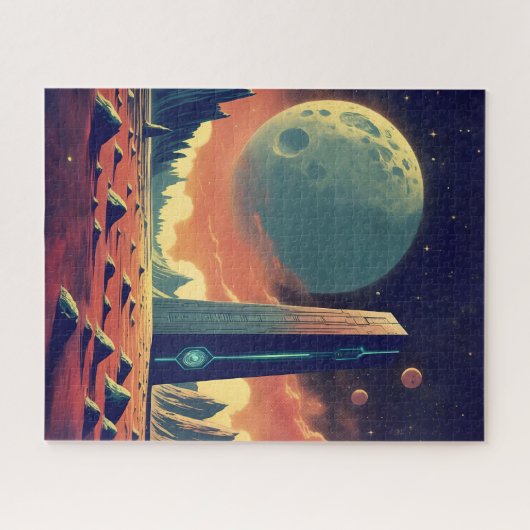 Alien Monolith Legpuzzel (Horizontaal)