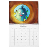 Alien & Monster Agenda 2010 van Cindy Ginter Kalender (Mar 2027)