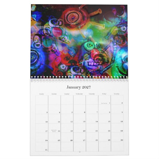 Alien & Monster Agenda 2010 van Cindy Ginter Kalender (Jan 2027)
