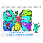 Alien & Monster Agenda 2010 van Cindy Ginter Kalender (Hoes)