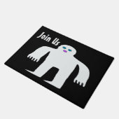 Alien, monster, voeg bij ons, personaliseer Vloerm Deurmat (Schuin)