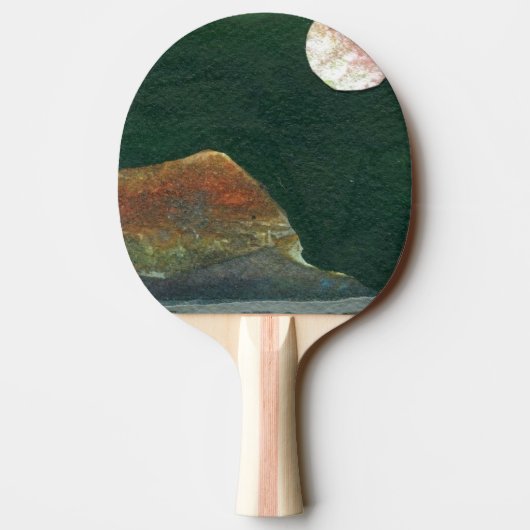 "Alien Moon #3" Ping Pong Paddle Tafeltennisbatje (Achterkant)