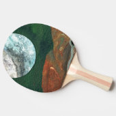"Alien Moon #4" Ping Pong Paddle Tafeltennisbatje (Zijkant)