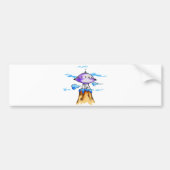 Alien Mountain Bumpersticker (Voorkant)