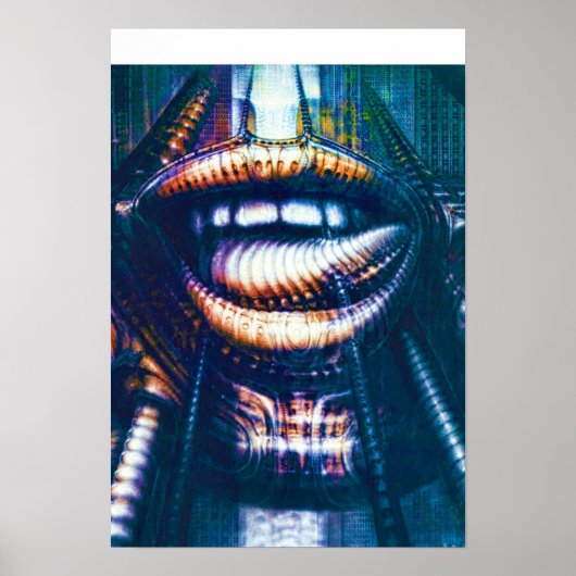 Alien Mouth H R Giger Poster (Voorkant)