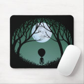 Alien Muismat Cute Alien Muismatten aanpassen (Met muis)