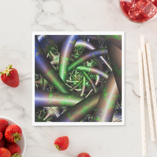 Alien | Multicolor Fractal Art Servet (Insitu)