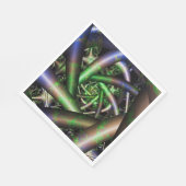 Alien | Multicolor Fractal Art Servet (Hoek)