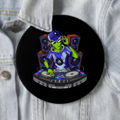 Alien Music DJ Ronde Button 6,0 Cm (In situ)