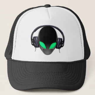 Alien Music Lover DJ - Vloeiende walvisachtigen Trucker Pet