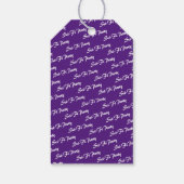 Alien Musician, Birthday Cadeaulabel (Achterkant)