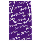 Alien Musician, Birthday Klein Cadeauzakje (Achterkant)