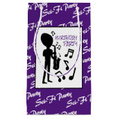 Alien Musician, Birthday Klein Cadeauzakje (Voorkant)