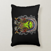 Alien Native American Chief Accent Kussen (Voorkant(Verticaal))