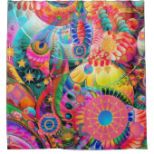 Alien Nature Douchegordijn (Voorkant)