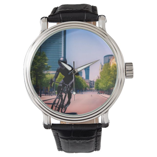 Alien natuur Earth digital poster Horloge (Voorkant)
