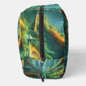 Alien Natuur & Futuristische Stad Surrealistische  Toilettasje (Rechts)