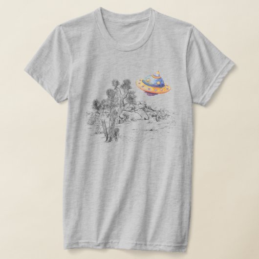 Alien neemt Joshua Tree over T-shirt (Laagn)