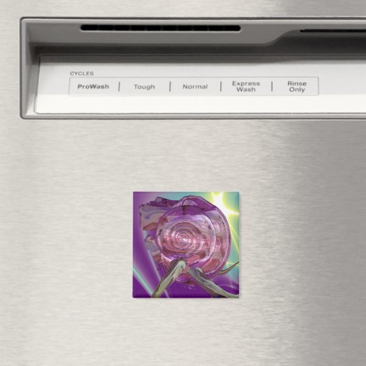 ALIEN NEREIDE/NYMPH WATER,PINK SEASHELL Sci-Fi Magneet (Insitu (Vaatwasser))