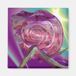 ALIEN NEREIDE/NYMPH WATER,PINK SEASHELL Sci-Fi Magneet