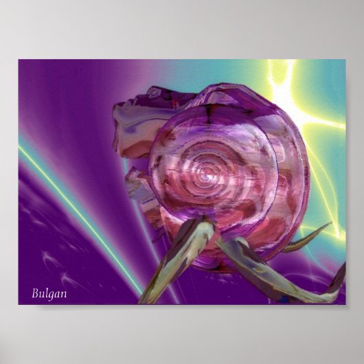 ALIEN NEREIDE/NYMPH WATER,PINK SEASHELL Sci-Fi Poster (Voorkant)