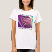 ALIEN NEREIDE/NYMPH WATER,PINK SEASHELL Sci-Fi T-shirt (Voorkant)