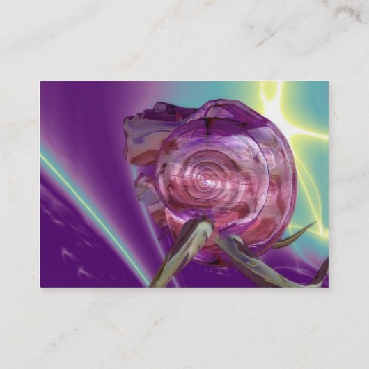 ALIEN NEREIDE/NYMPH WATER,PINK SEASHELL Sci-Fi Visitekaartje (Achterkant)