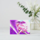 ALIEN NEREIDE/NYMPH WATER,PINK SEASHELL Sci-Fi Visitekaartje (Staand voorkant)