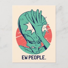 Alien New People Briefkaart