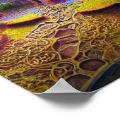 Alien Night Garden Psychedelic Lucid Dream Poster (Hoek)