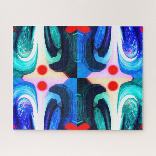 Alien oceaan event kunst legpuzzel (Horizontaal)
