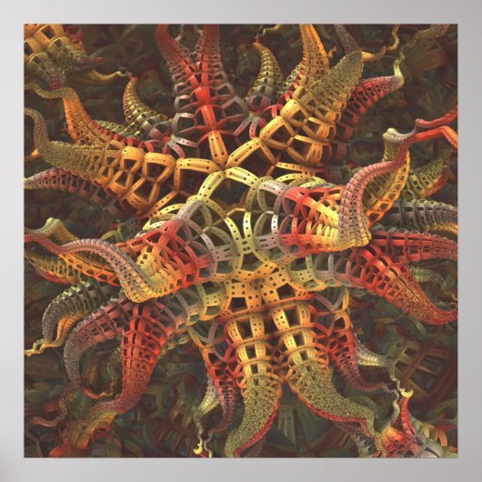 Alien Octopus Poster (Voorkant)