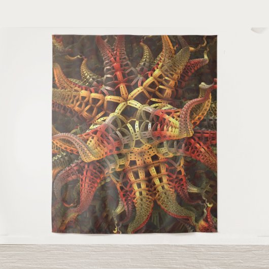 Alien Octopus Wandtapijt Wandkleed (Voorkant)