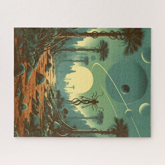 Alien Oerwoud Legpuzzel (Horizontaal)