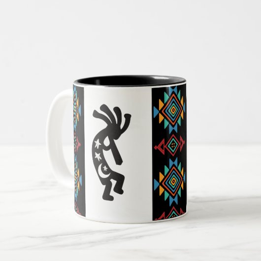 Alien of Human Kokopelli Two-Tone Coffee Mok (Voorkant links)