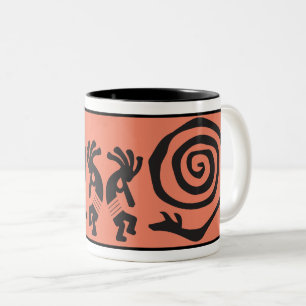 Alien of Human Kokopelli Two-Tone Coffee Mok