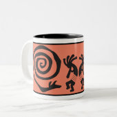 Alien of Human Kokopelli Two-Tone Coffee Mok (Voorkant links)