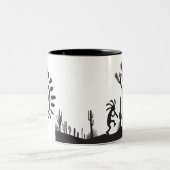 Alien of Life Form Desert Kokopelli Tweekleurige Koffiemok (Center)