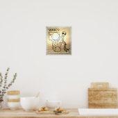 Alien op de troon poster (Keuken)