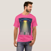 Alien op een budget t-shirt (Voorkant volledig)