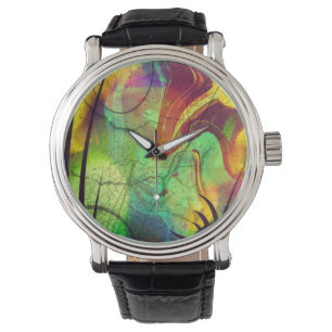 Alien Opal Abstract horloge