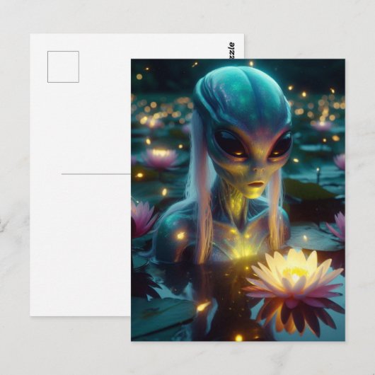 Alien Ophelia Briefkaart (Voorkant / Achterkant)