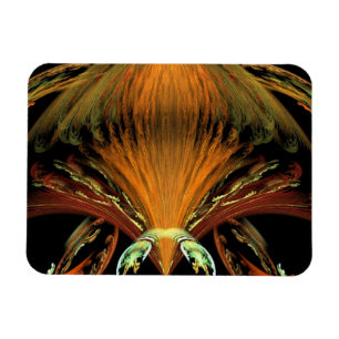 Alien Oranje Insect Magneet
