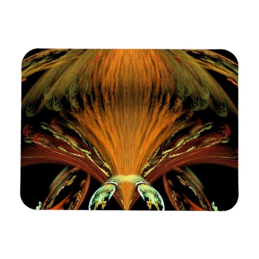 Alien Oranje Insect Magneet (Horizontaal)