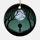 Alien Ornament Cute Alien Decoralised Personalized (Voorkant)