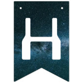 Alien Outer Space Happy Birthday Bunting Flags Vlaggetjes (Tweede vlag)