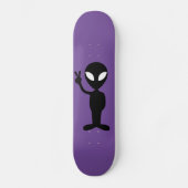 Alien PAARS Skateboard-dek Persoonlijk Skateboard (Voorkant)