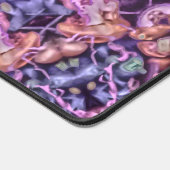 Alien Paarse Psychedelische Kaleidoscopische Manda Bureaumat (Hoek)
