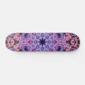 Alien Paarse Psychedelische Kaleidoscopische Manda Persoonlijk Skateboard (Horizontaal)